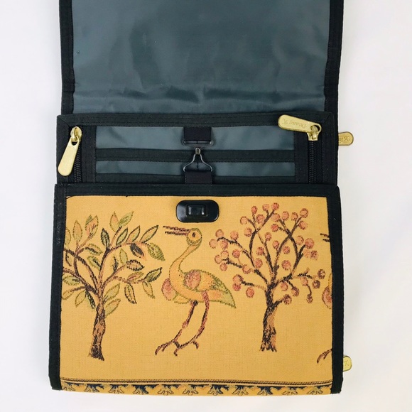 Danny K Beverly Hills Tapestry Cross-Body Organizer Bag Made in USA  Like New - Picture 6 of 15